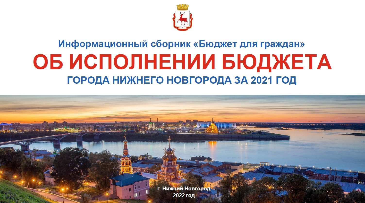 Бюджет для граждан к отчёту об исполнении бюджета города Нижнего Новгорода за 2021 год